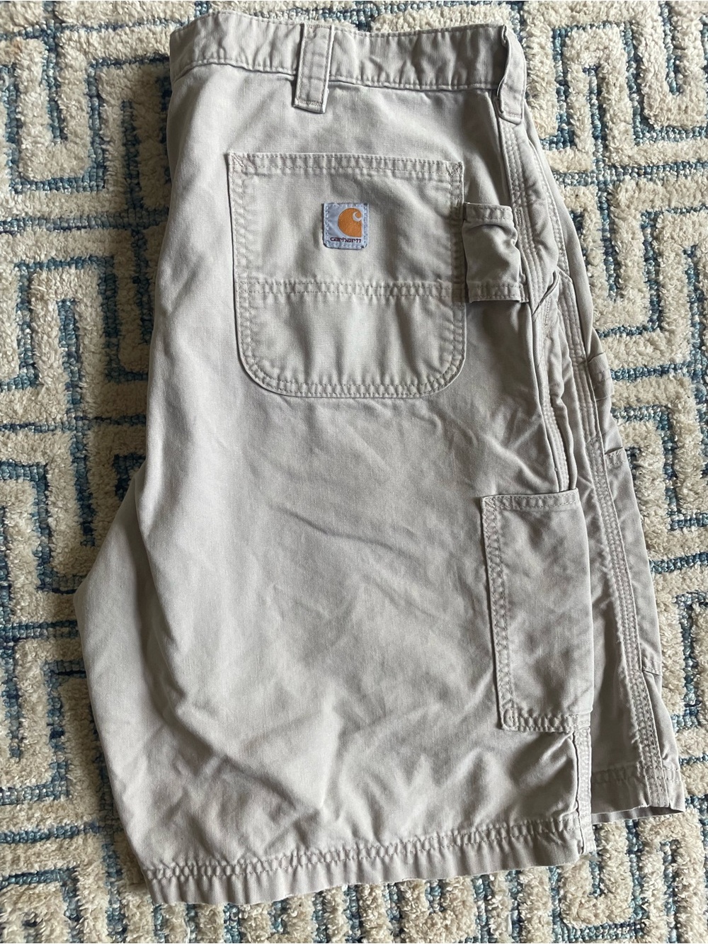 Carhartt Men's Light Khaki Utility Cargo Shorts